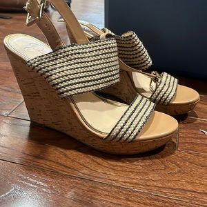 Jessica Simpson cork Wedges